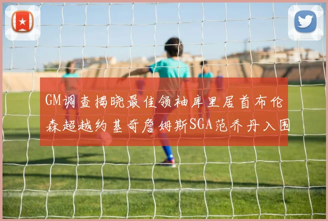 GM调查揭晓最佳领袖库里居首布伦森超越约基奇詹姆斯SGA范乔丹入围