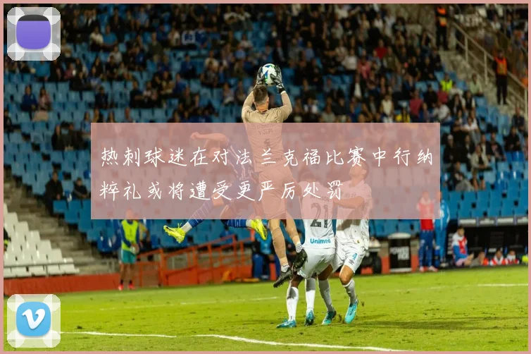 热刺球迷在对法兰克福比赛中行纳粹礼或将遭受更严厉处罚
